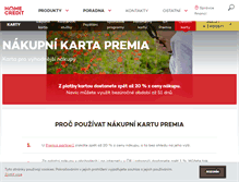 Tablet Screenshot of nakupnikarta.cz
